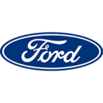 Λογότυπο Ford με μπλε και λευκό χρώμα.